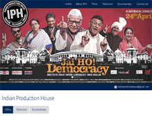 Tablet Screenshot of indianproductionhouse.com